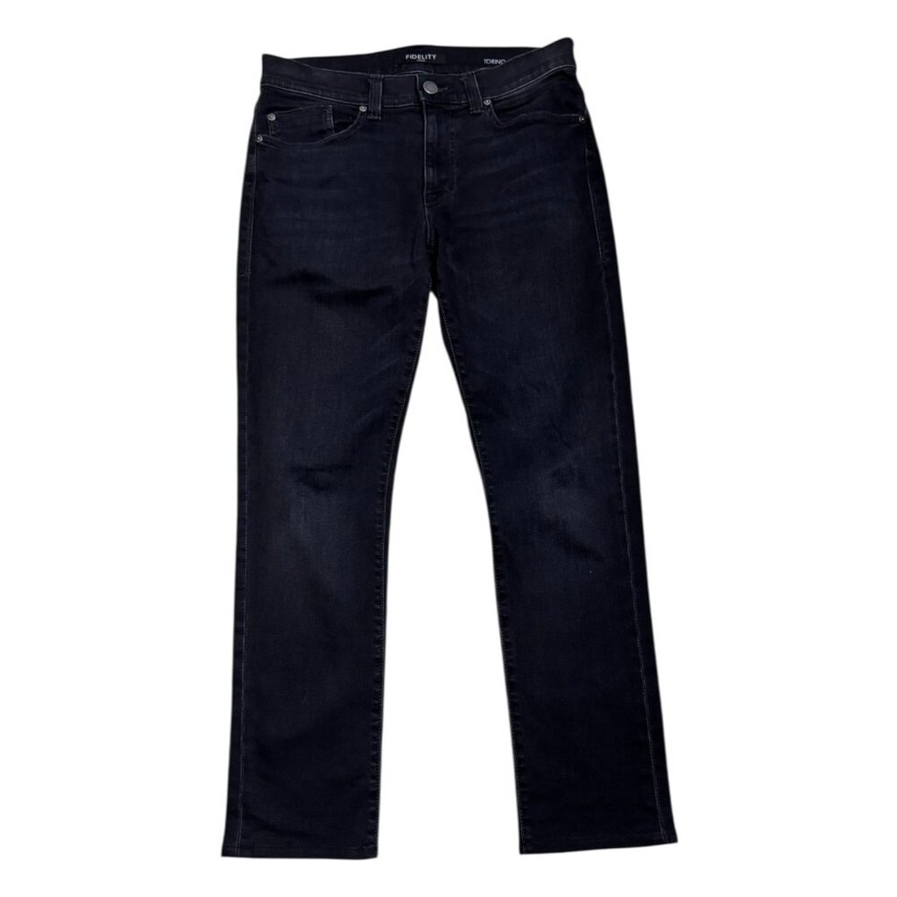FIDELITY DENIM TORINO Luxury Designer Slim Stretch Casual Denim Jeans Mens 30x30